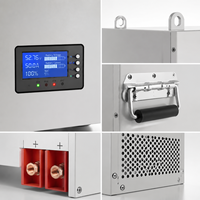 Batterie LiFePO4 murale 25,6 V 100 Ah pour stockage d'énergie solaire domestique, système solaire hors réseau, batterie lithium-ion