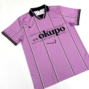 تصميم طباعة تموج رخيص مخصص قميص كرة القدم الكلاسيكي الرجالى الرجالى - Product Image 3