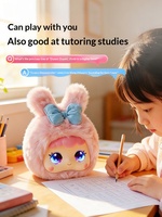Jouet en peluche robot intelligent IA avec interaction vocale, prend en charge 40 langues, compatibilité universelle, cadeau d'anniversaire idéal pour
