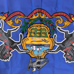 Bandera del Estado de Pensilvania Bordada en Oxford 210D de Primera Calidad, Bandera Estadounidense Duradera, Pedido al por Mayor - Product Image 5