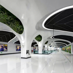 Gypsum Plasterboard Ceiling Custom Sizes Fireproof Contemporary Design Columns Total Project Solution for Shopping Mall Column - Product Image 4