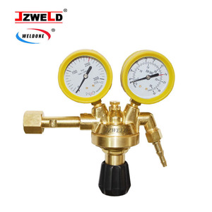 Regulador de Presión de Aire Industrial de Latón Tipo Europeo para Argón, Acetileno y Nitrógeno con Conector de Entrada W21.8-14 - Product Image 4