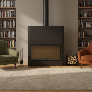 <span class=keywords><strong>La</strong></span> tecnologia di combustione efficiente della nostra stufa garantisce una maggiore produzione di calore da ogni tronco per una maggiore efficienza energetica. - Product Image 1