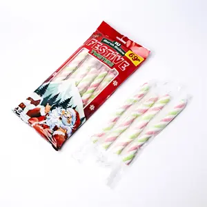 Fabrik benutzer definierte bunte Twisters Marshmallow Candy für Weihnachts fest