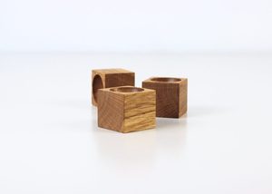 Organisateur de cuisine : Support individuel en bois pour œufs, en chêne et noyer, pour la restauration fine, OEM - Product Image 3