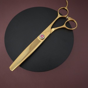 Ciseaux de toilettage pour animaux Scissors Factory 440C, ciseaux à effiler XD-7 pouces, outil professionnel de coupe de poils pour chiens et chats - Product Image 5