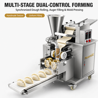 Machine automatique en acier inoxydable pour la fabrication de raviolis, samosas, pierogi et roti, imitant la fabrication artisanale