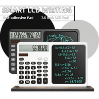 Tablette d'écriture intelligente LCD LZX-C02 avec calculatrice 12 chiffres, bloc-notes électronique, panneau de 4,5 pouces, certifiée CE, garantie 1 an