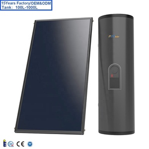 Système de chauffe-eau <span class=keywords><strong>solaire</strong></span> à fission BTE 300L en acier inoxydable, contrôlé par application, à économie d'énergie, avec réservoir de 300L - Product Image 1