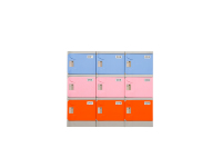Armoire de rangement en plastique ABS pour salle de sport, école et maison, meuble de rangement pour vêtements