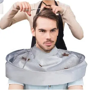 Personalizado Adulto Pogonotomia Haircut Cabelo Tintura Manto Pastebrushing Proteção Pano Cabelo Corte Cabo