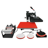 Machine 12x15 pouces 38*38 280 $5 en 1 Presse à chaud pour t-shirt 5in1 A2 A3 Taille Nouveau Combo Pro 6 En 5 1 1F2c Pro 6 En 5 1 Combo