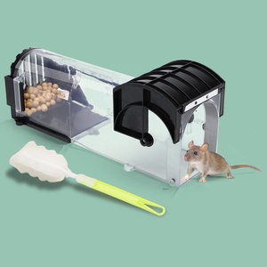 Piège à souris en plastique automatique et très efficace en ABS haut de gamme, <span class=keywords><strong>cage</strong></span> à souris humanisée sûre à utiliser autour des animaux domestiques et des enfants - Product Image 1