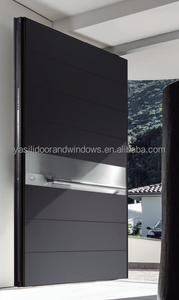Portes d'entrée modernes <span class=keywords><strong>de</strong></span> grande taille pour maison, <span class=keywords><strong>porte</strong></span> pivotante <span class=keywords><strong>de</strong></span> sécurité avec fonction antivol, surface finie - Product Image 6