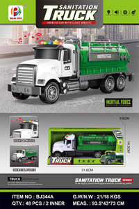 <span class=keywords><strong>Camion</strong></span>-<span class=keywords><strong>citerne</strong></span> jouet en plastique 2026 pas cher pour enfants, modèle d'ingénierie musicale avec lumière - Product Image 1