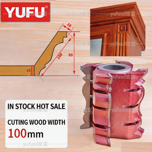 YUFU Hard Metal Woodworking Cutting <b>Tools</b> Door Frames Line Cutters Top Caps OEM HRC 65-66 Uncoated - Product Image 2