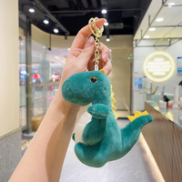Porte-clés en peluche en gros, animaux en peluche, dinosaures en peluche, porte-clés, poupées pour sacs