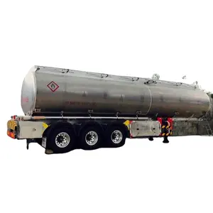 Kunden spezifischer Aluminium-Edelstahl-Kraftstoff tank 1/2/3/4/5/6 Fach Benzin tanker Sattel auflieger