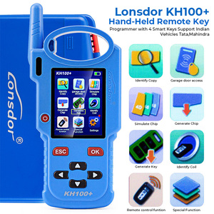 Programmateur de clés portable Lonsdor KH100+ avec quatre clés télécommandes ajoutées pour les modèles de voitures indiennes - Product Image 4