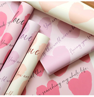 Grosir bunga romantis kertas pembungkus buket hadiah kertas pembungkus bunga bahan pembungkus bunga