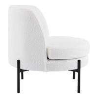 Fauteuil lounge simple moderne de luxe Canapé pivotant en tissu pour la salle à manger et les loisirs pour le salon ou les meubles d'hôtel