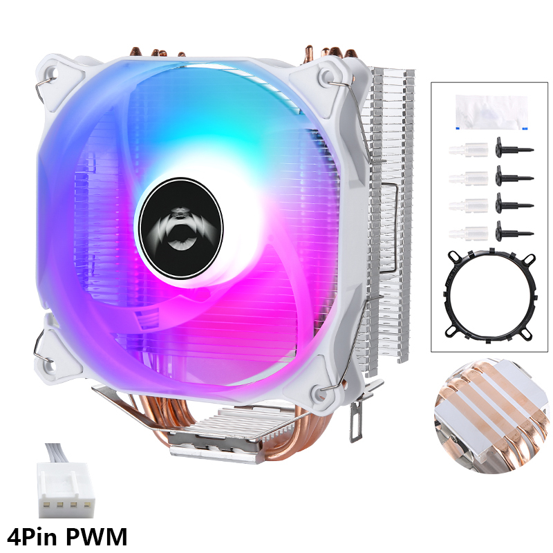White-QZ-1240-BK-4P-5C-1F-1(4Pin PWM Fixed Color)