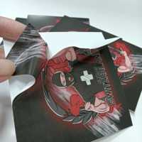 Autocollant en papier d'oeuf Impression double face Étiquette de dessin animé découpée individuellement Autocollants personnalisés Étiquette de logo en vinyle Étiquette d'emballage
