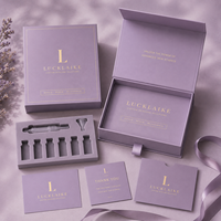Emballage personnalisé de flacon de peptides de luxe avec logo, fermeture magnétique, boîte en carton rigide pour l'emballage de flacons de peptides