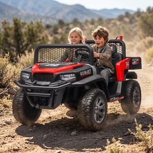 <span class=keywords><strong>Auto</strong></span> Elettrica per Bambini a 2 Posti con Sospensioni a Molla, Pneumatici EVA e Telecomando Parentale - Product Image 1