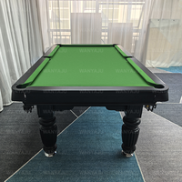 Table de billard d'intérieur à prix d'usine, 7ft 8ft, avec retour de balles, pour club ou usage domestique