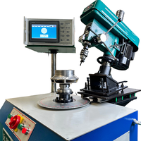 Machine d'équilibrage verticale avec fonction de perçage incliné électronique pour rotors de type disque, industrie des pièces automobiles, garantie 1 an