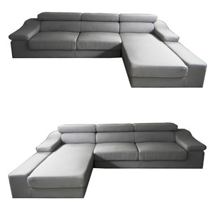 Sofá Modular Minimalista en Forma de L de Cuero Italiano para Sala de Estar/Apartamento/Condominio/Oficina/Hotel - Product Image 2