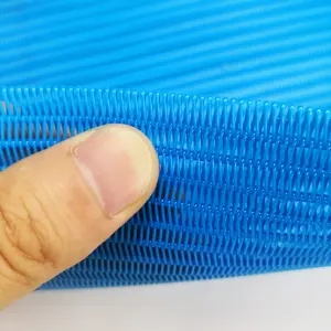 Mid-ring Polyester Spiral Press Mesh Filter Belt For Sludge Dewatering