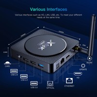 X96 M200 Amlogic S905A A55 WiFi BT5.0 HDR10+ Mali G310 Sans fil Double bande 1000m Modèle M8PRO Joystick Plateformes compatibles