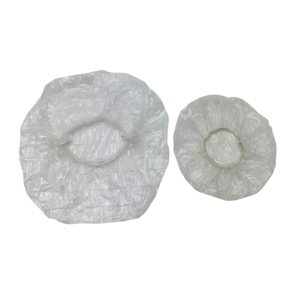 Bonnes affaires : Bonnets <span class=keywords><strong>de</strong></span> douche personnalisés en plastique transparent, ajustables et élastiques, longs, jetables, pour adultes, doux, style mignon, imperméables - Product Image 1