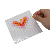 Kit de perles colorées en plastique pour bricolage Jouets éducatifs pour enfants Arts et artisanat BaiBo B-F2303/B-F2304