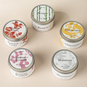 เทียนหอมทำมือกลิ่นหอมติดทนนาน80ก. สั่งติดฉลากได้หรูหราสามารถใส่เทียนหอมพร้อมฝา - Product Image 4