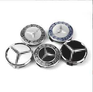 <span class=keywords><strong>Tapacubos</strong></span> para <span class=keywords><strong>Mercedes</strong></span>-<span class=keywords><strong>Benz</strong></span>, compatibles con las series C, E, S y GLC, con un tamaño de 75 mm - Product Image 1