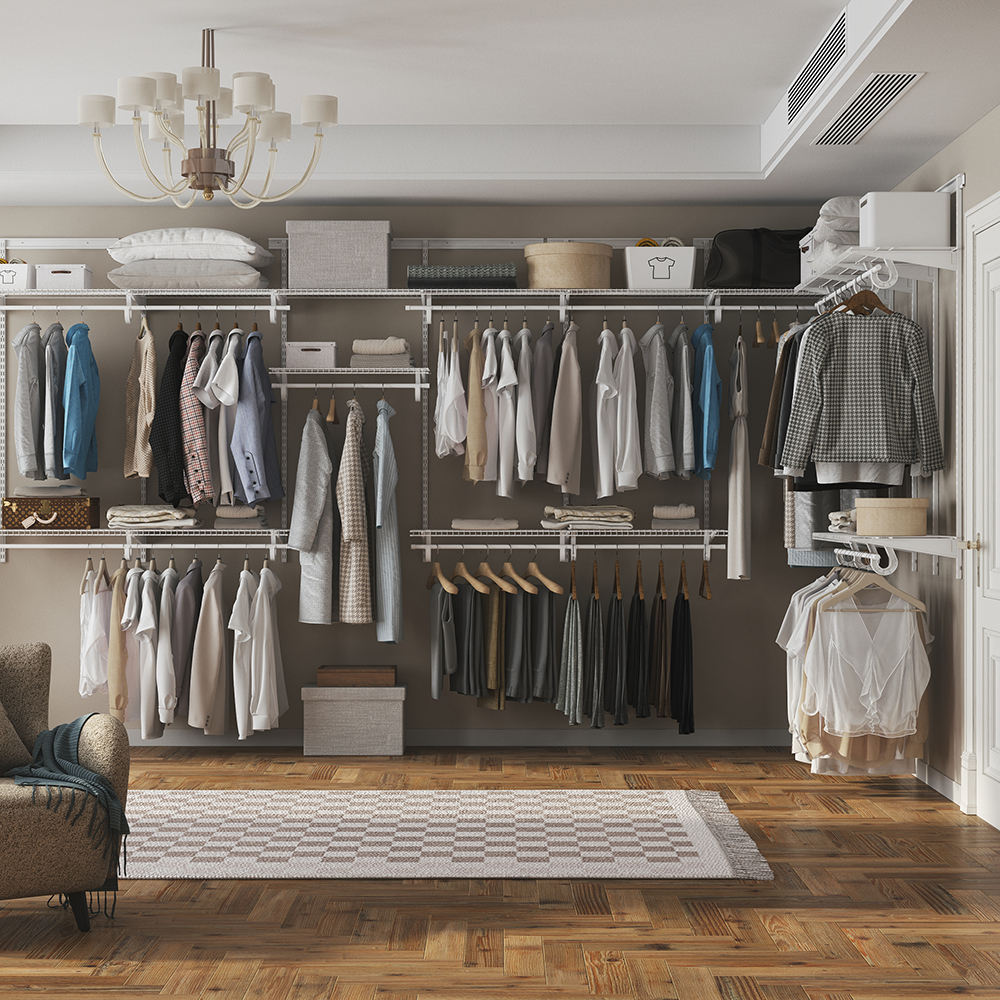 Versatile Adjustable Closet Shelving Maximize Space