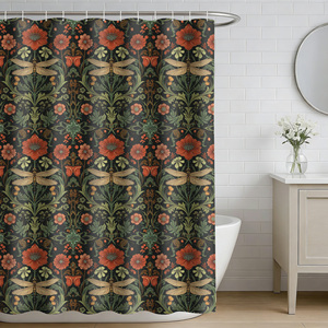 <span class=keywords><strong>Rideau</strong></span> <span class=keywords><strong>de</strong></span> <span class=keywords><strong>douche</strong></span> imprimé léopard, imperméable, résistant à la moisissure, en tissu, avec œillets antirouille pour maison moderne - Product Image 6