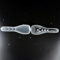 Portable voyage rasoir étui rasoir boîte de rangement Transparent en plastique rasoir boîte lames support hommes rasoir boîte conteneurs