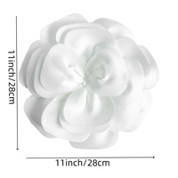 Accessoires de cheveux décontractés et sportifs pour femmes, à la mode, avec décoration florale en perles, 100% polyester, pour toutes les saisons, mariage, fête