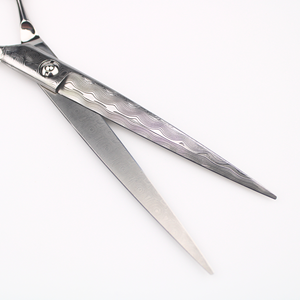 Tijeras de Peluquería Profesionales de Acero de Damasco Real de 7 Pulgadas, VG10, Tijeras para Cortar Cabello, Logotipo Personalizado, Equipo de Salón - Product Image 3