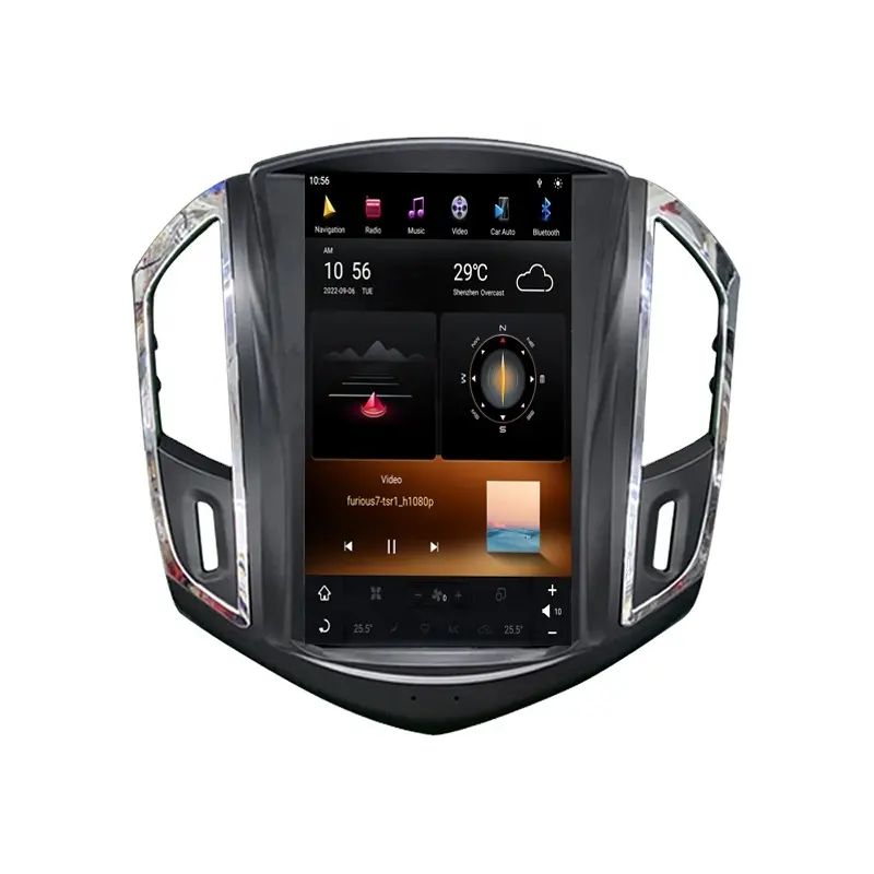 Autoradio Android 11 da 9.7 ''per navigazione Gps chevrolet Cruz 2015-2017 con Carplay Dsp 4G Google Play