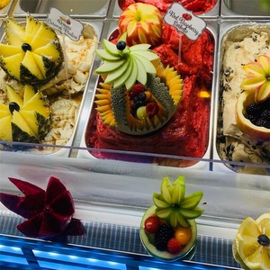 Réfrigérateur-congélateur commercial pour glaces et sorbets, 24 bacs en acier inoxydable pour restaurants - Product Image 6
