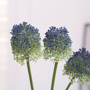 <span class=keywords><strong>Fleur</strong></span> artificielle d'allium multicolore de 55 cm, tige de <span class=keywords><strong>fleur</strong></span> de faux <span class=keywords><strong>oignon</strong></span> à 3 têtes, pour la décoration de la maison, des fêtes et des mariages 2026 - Product Image 3
