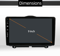 Reproductor de MP3 para coche, dispositivo con Control de volante incorporado, imagen de marcha atrás, WiFi, 9 pulgadas, DVD, fabricantes al por mayor