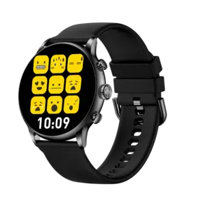 触摸屏圆形手机智能手表DT10男士智能手表腕表运动带健身跟踪器
