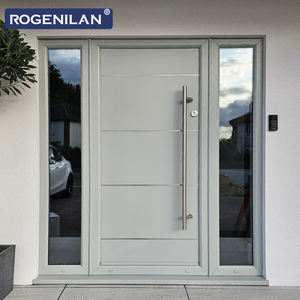 ROGENILAN, Proveedor Chino de Puertas Pivotantes de Seguridad de Aluminio <span class=keywords><strong>Antirrobo</strong></span> <span class=keywords><strong>para</strong></span> Entrada Principal de Viviendas - Product Image 5