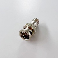 Conector Coaxial RF BNC Macho a Conector Hembra F, Adaptador para CCTV CAT 75 Ohm